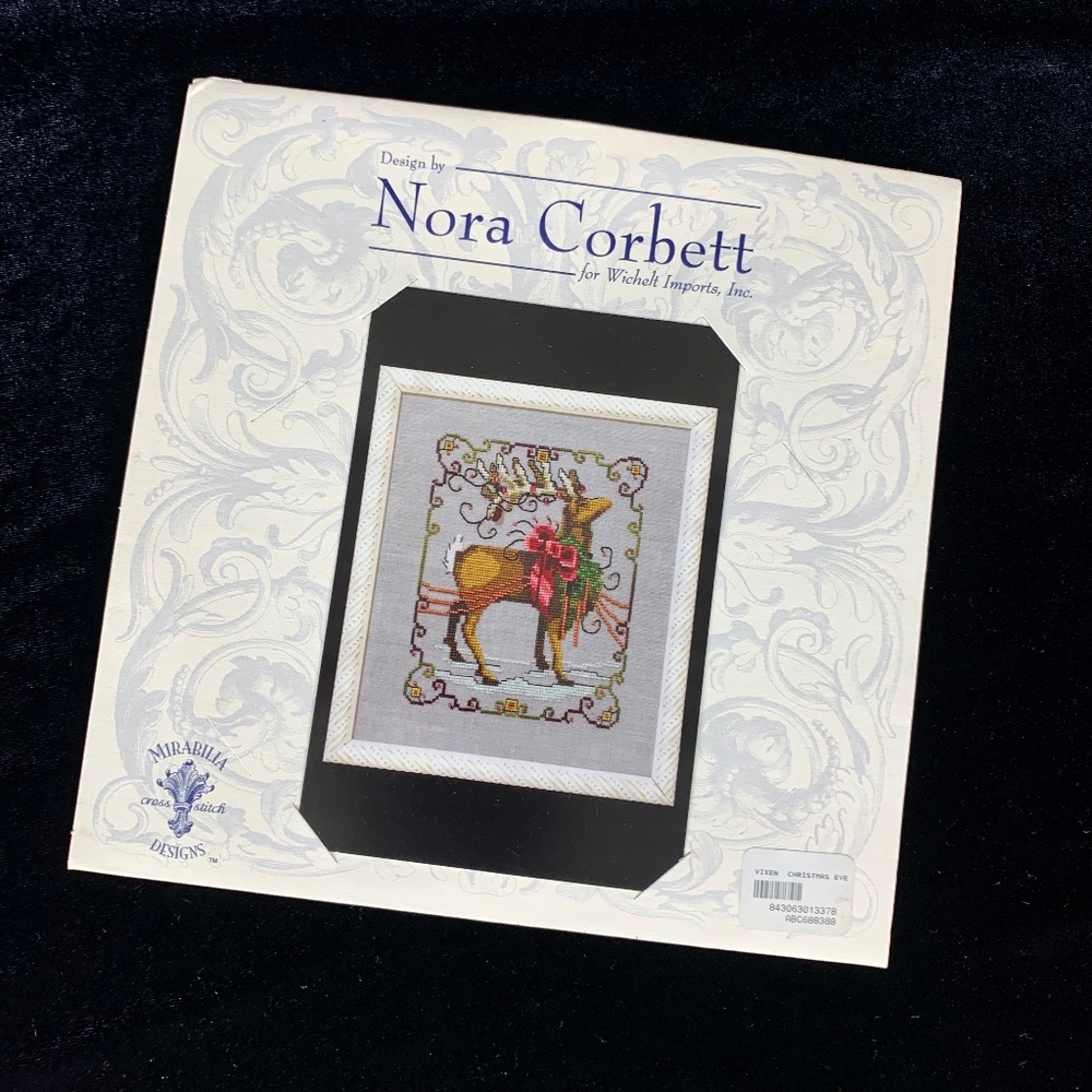 New Sealed Nora Corbett Mirabilia Cross Stitch Vixen Christmas Eve Couriers